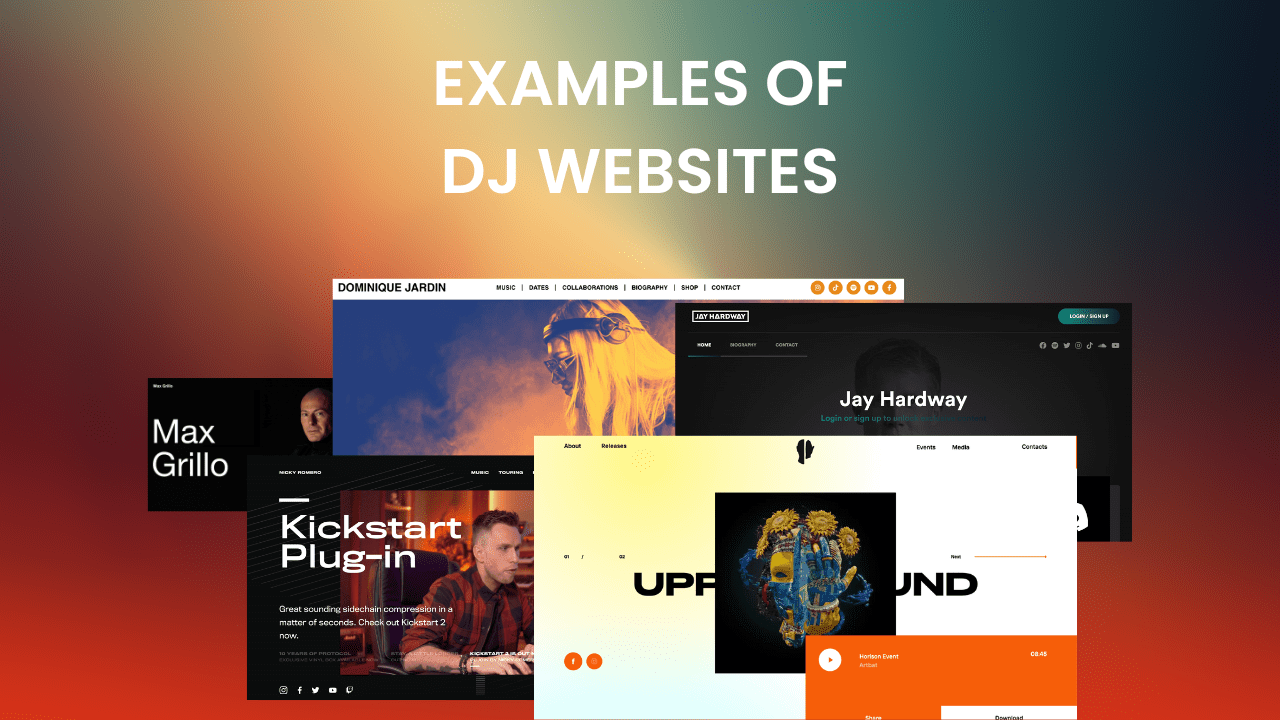 Best DJ Websites Examples for 2026