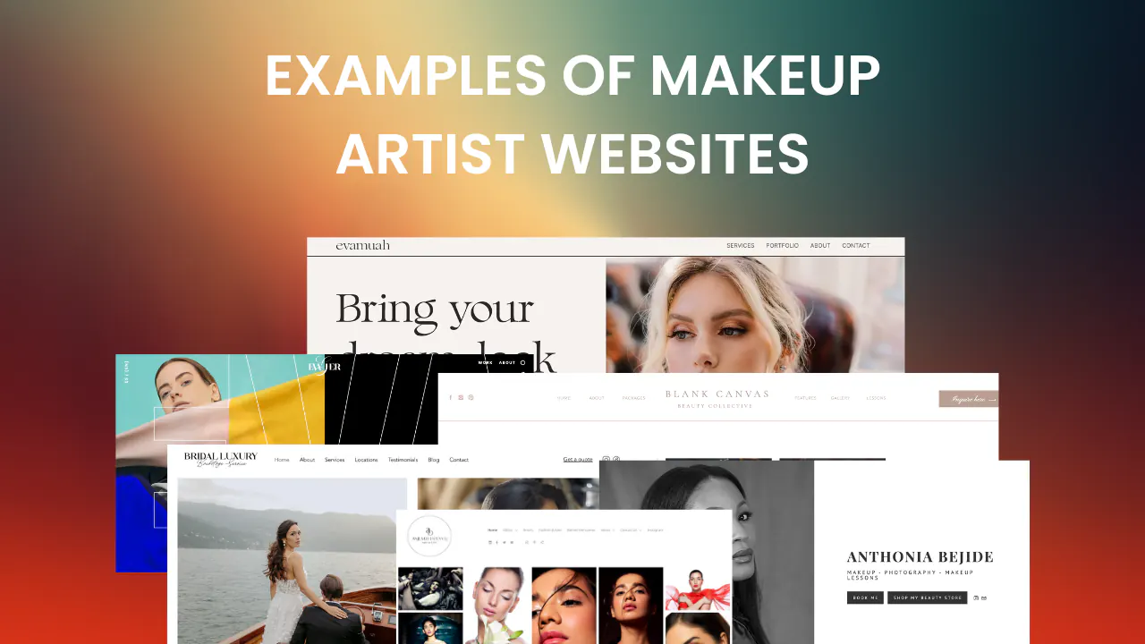 14+ Amazing Examples of Makeup Artist Websites (2026)