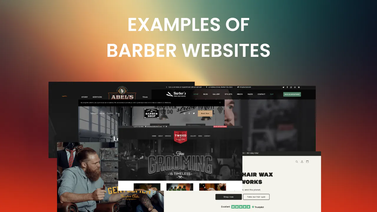 15 Stunning Barber Websites Examples of 2026