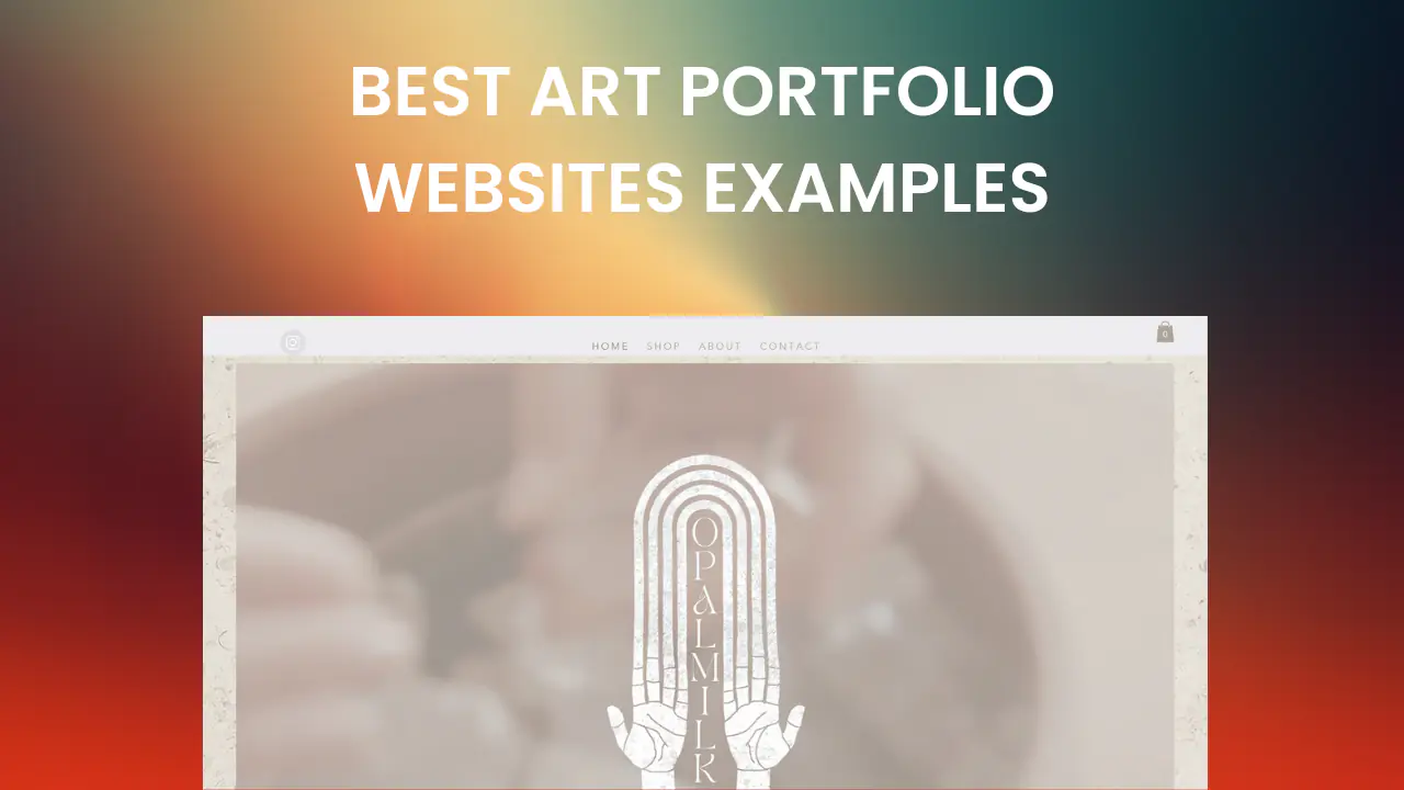 15+ Best Art Portfolio Websites Examples 2026