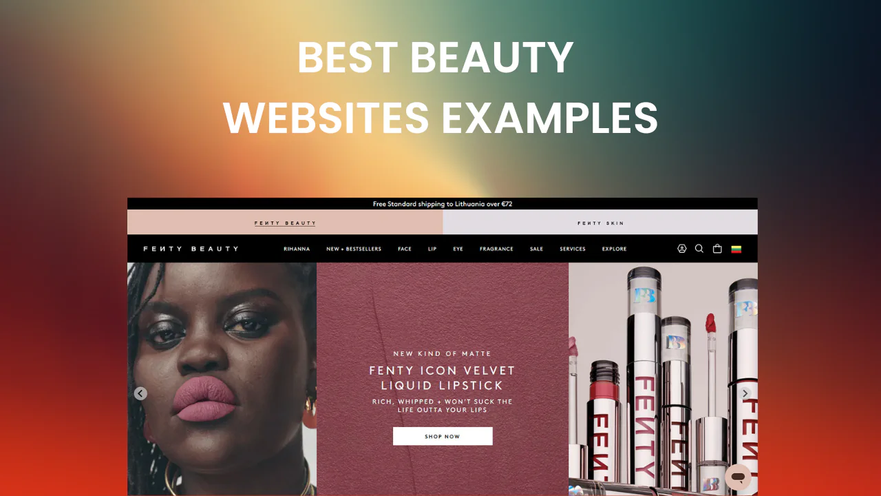 17+ Best Beauty Websites Examples 2026