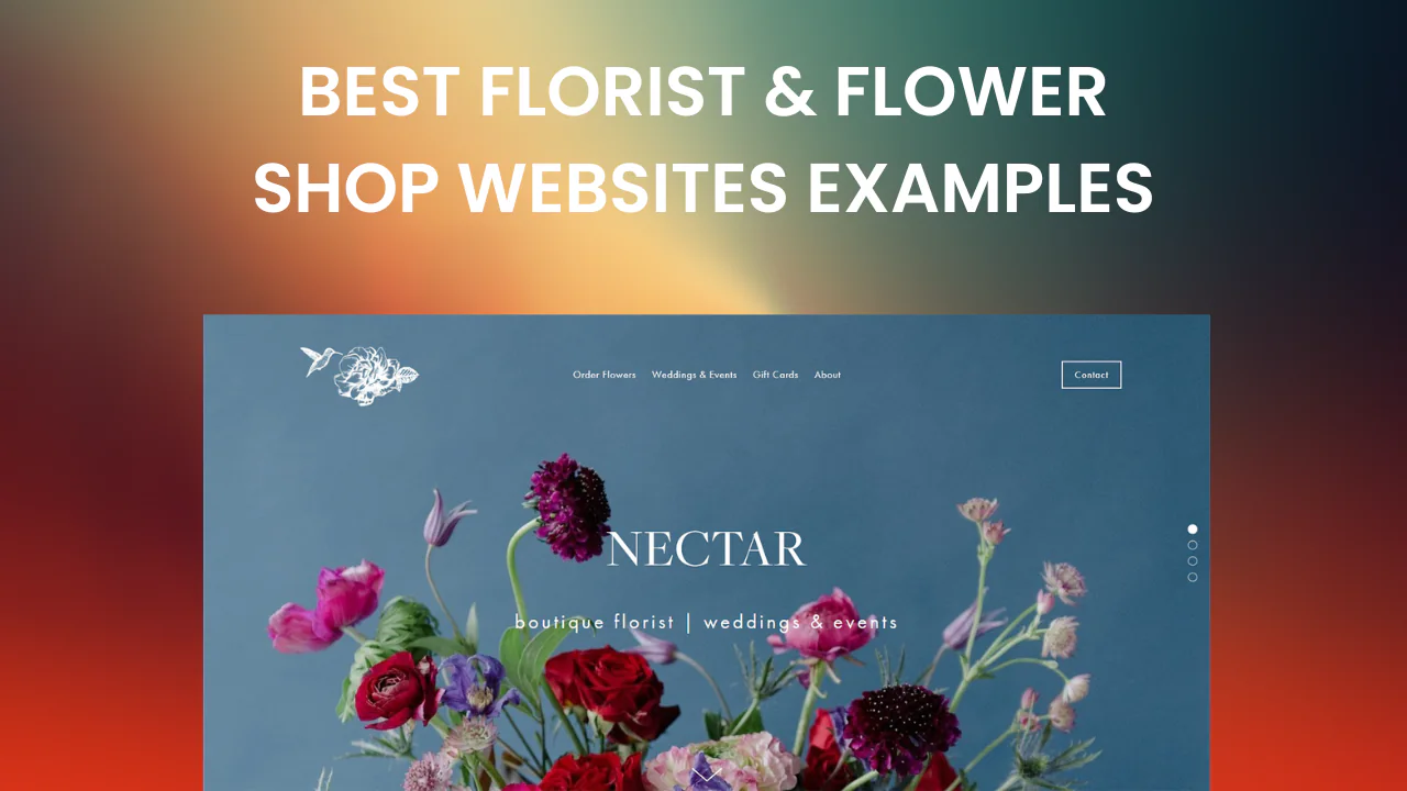 15+ Amazing Florist & Flower Shop Websites Examples 2026
