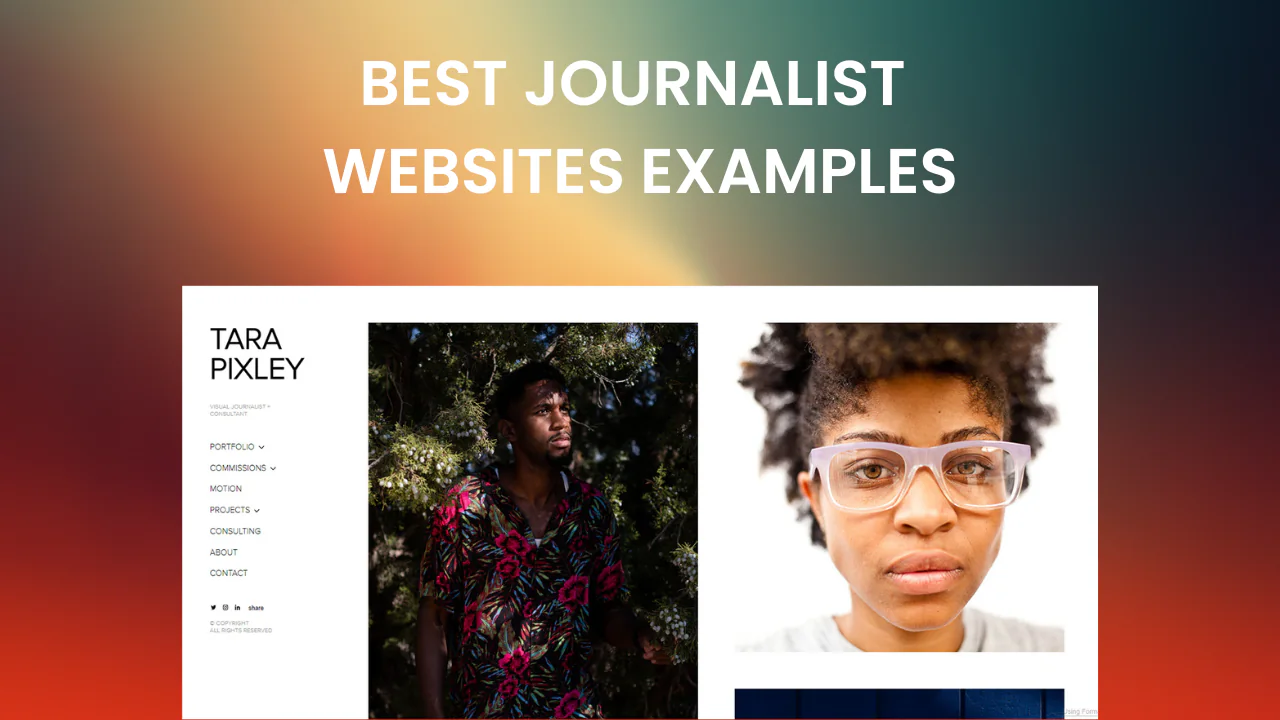 13+ Best Journalist Websites Examples 2026