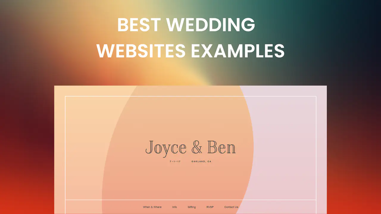 17+ Best Wedding Websites Examples 2026
