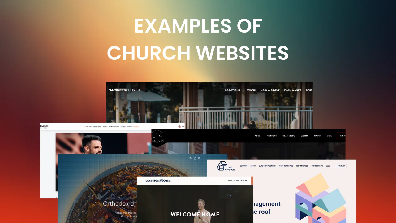 14+ Best Church Websites Examples 2026