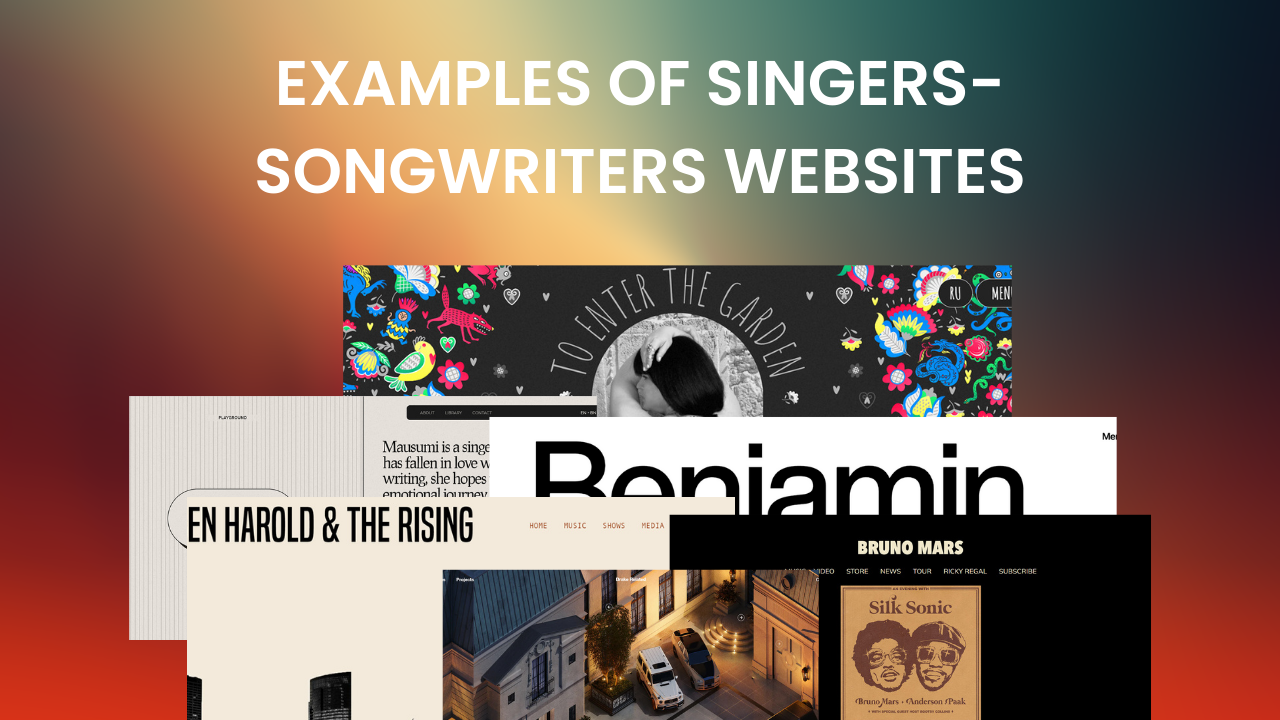 18+ Singer Songwriters Websites Examples 2026