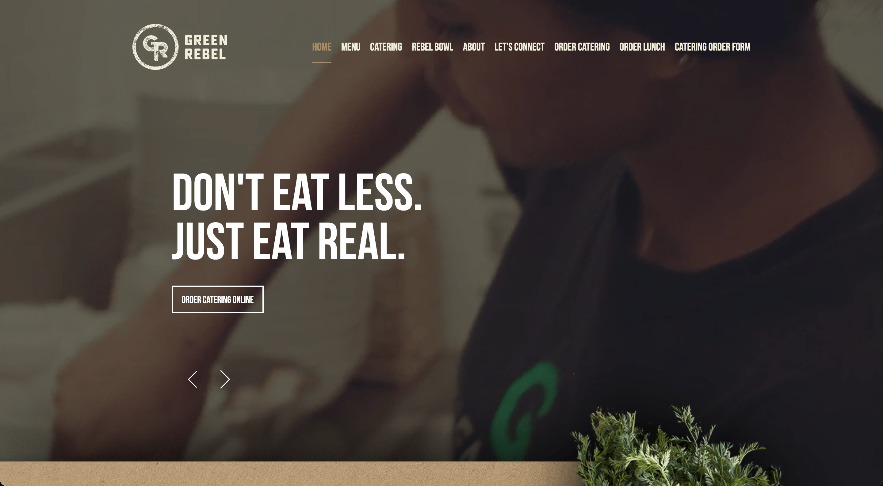 14+ Best Restaurant Websites Examples For 2023 14 Green Rebel min