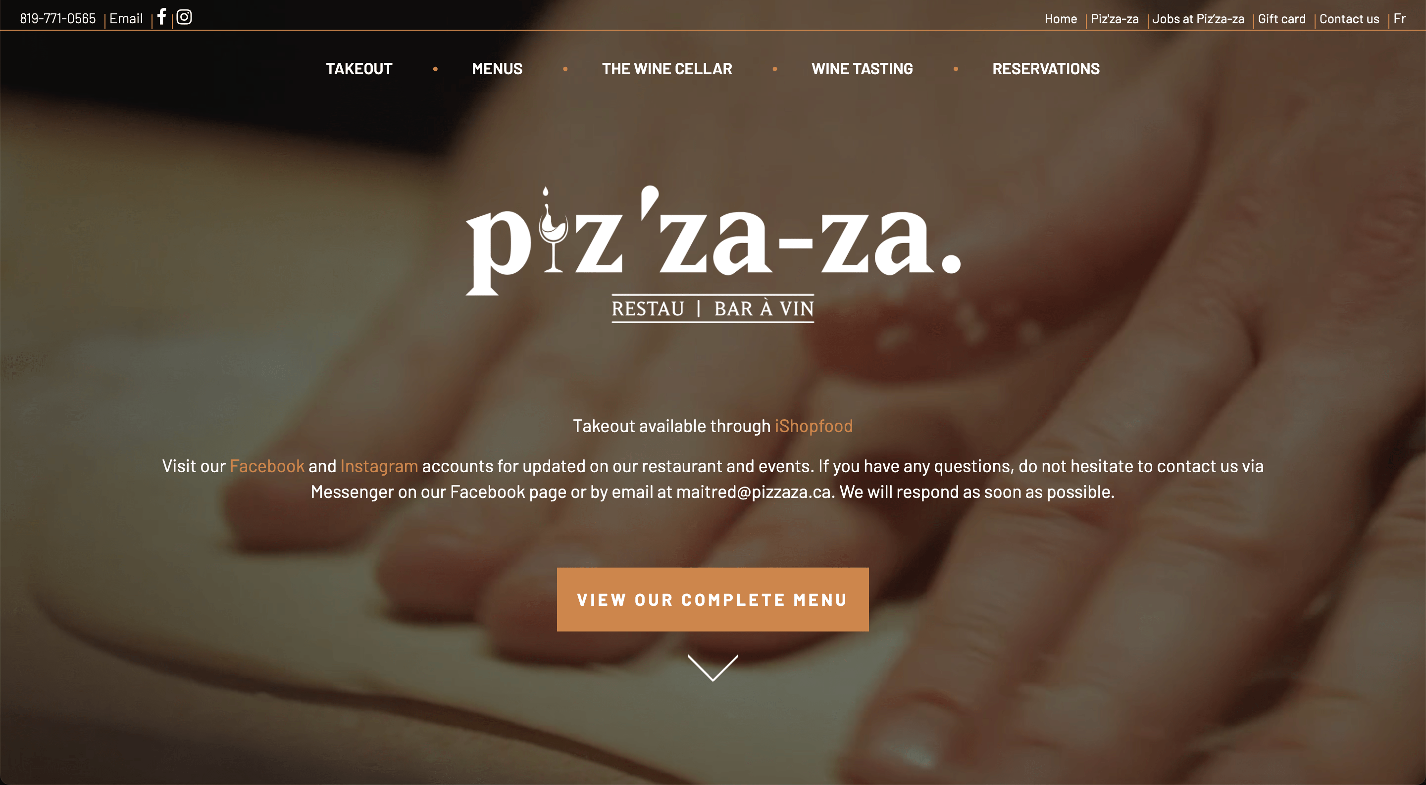 14+ Best Restaurant Websites Examples For 2023 15 Pizzaza min