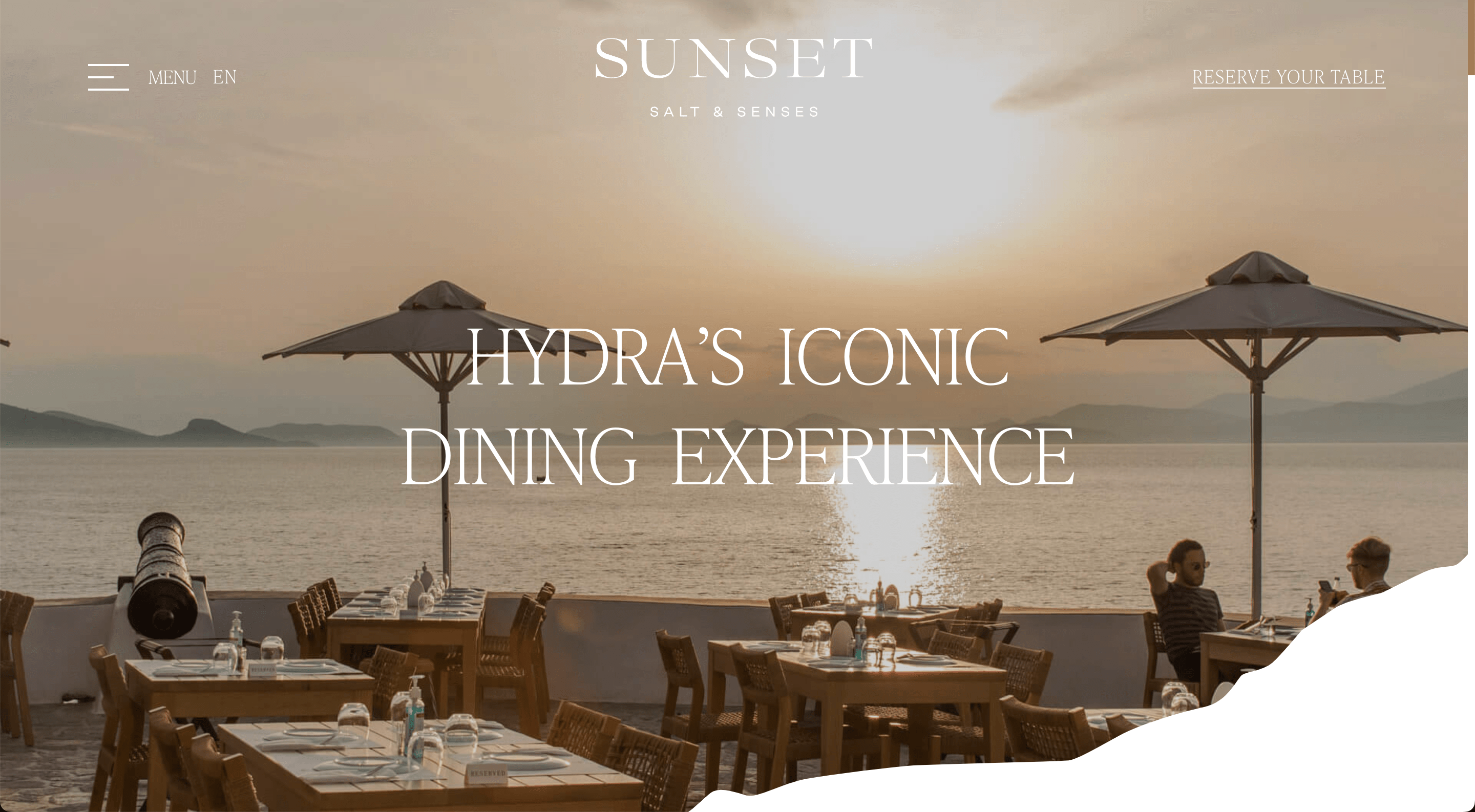14+ Best Restaurant Websites Examples For 2023 8 Sunset Hydra min