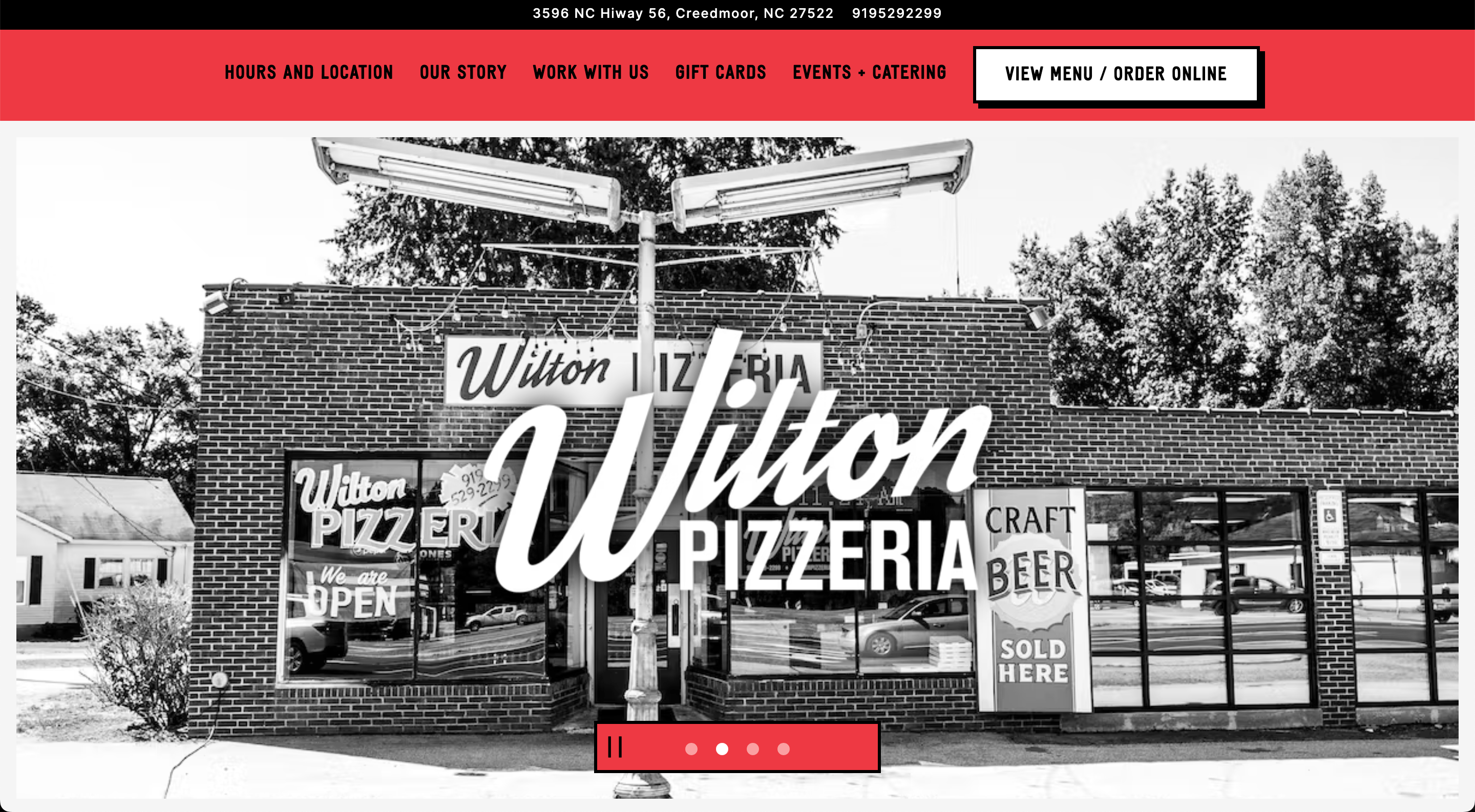 14+ Best Restaurant Websites Examples For 2023 9 Wilton Pizzeria min
