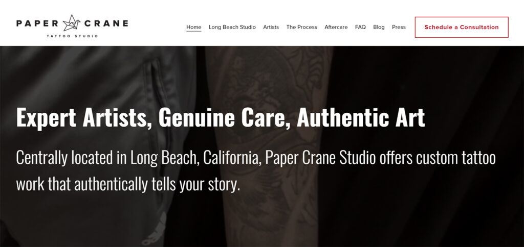 Paper Crane Tattoo Studio